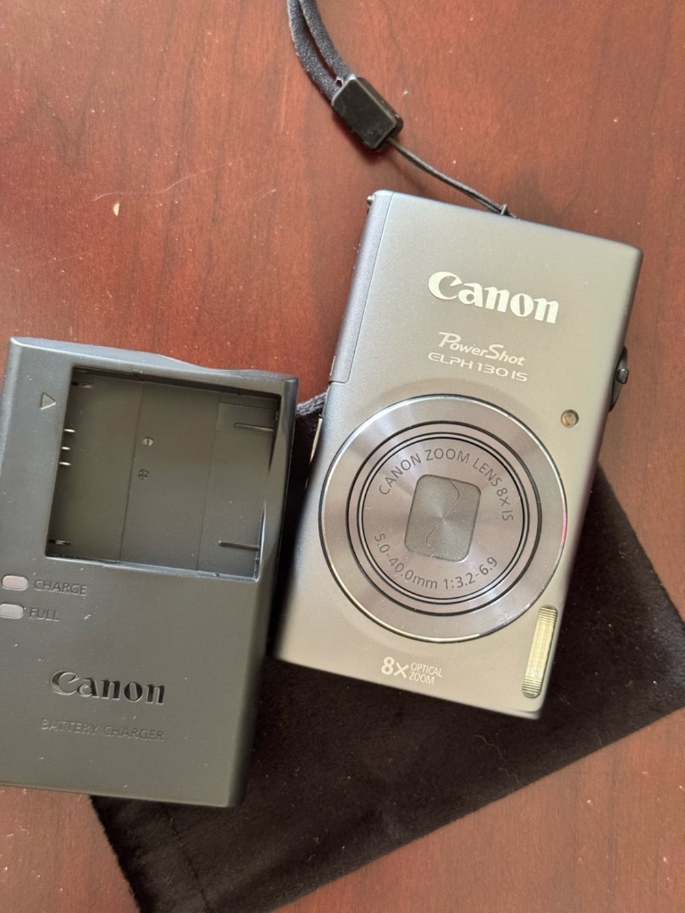 Canon Silver PowerShot ELPH 130 IS Compact Point-and-Shoot Camera